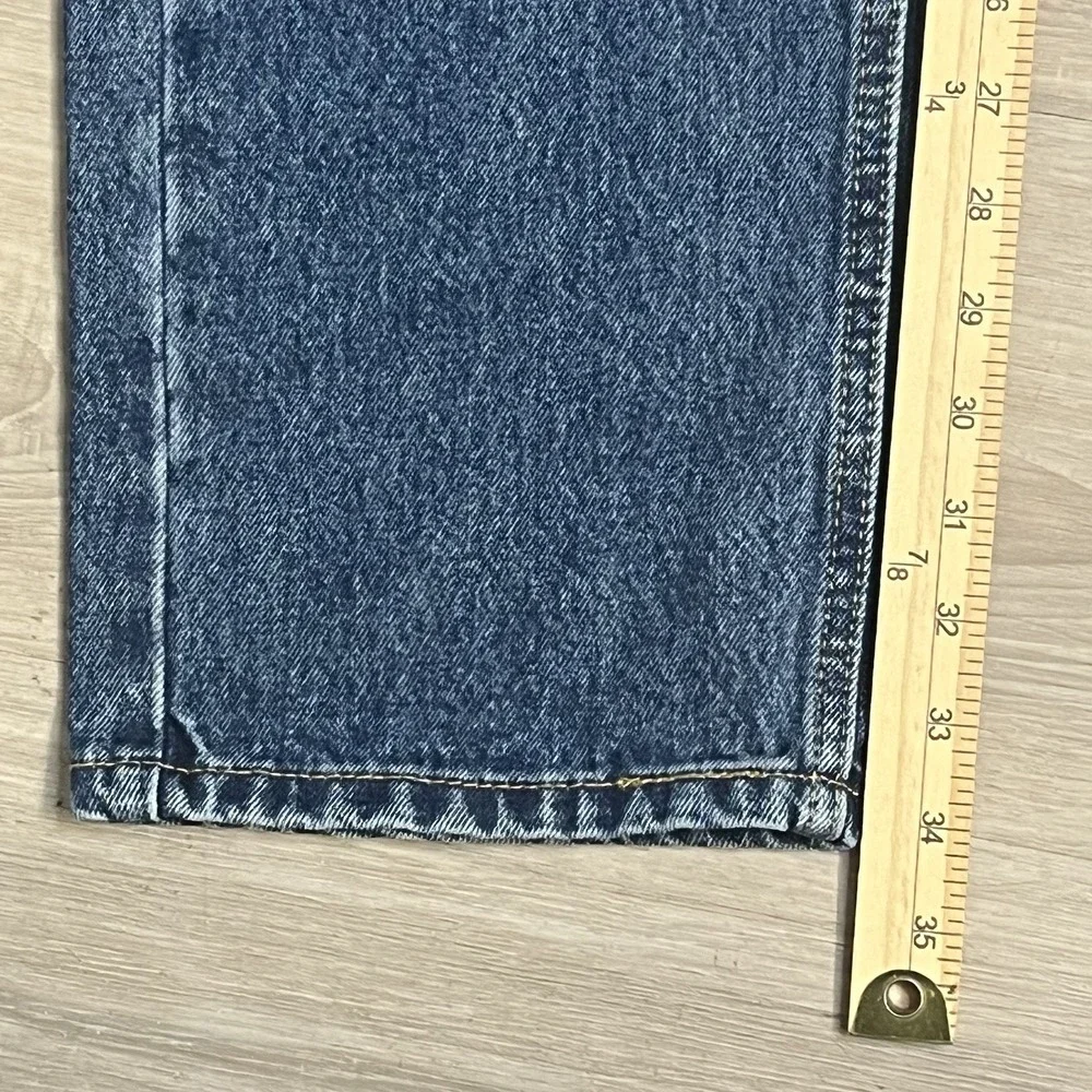 Levis 505 Men's Regular Fit Straight Leg Blue Jeans Mens‎ Dark Wash 34x34